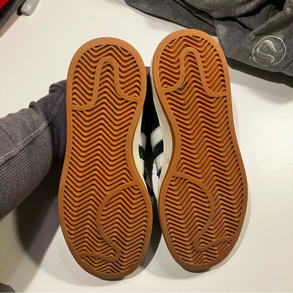 ADIDAS Campus 00s /green suede, white 3 stripes/women size 7.5/ men size 6 - Picture 8 of 11